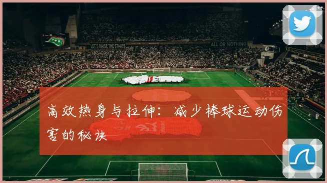 高效热身与拉伸：减少棒球运动伤害的秘诀